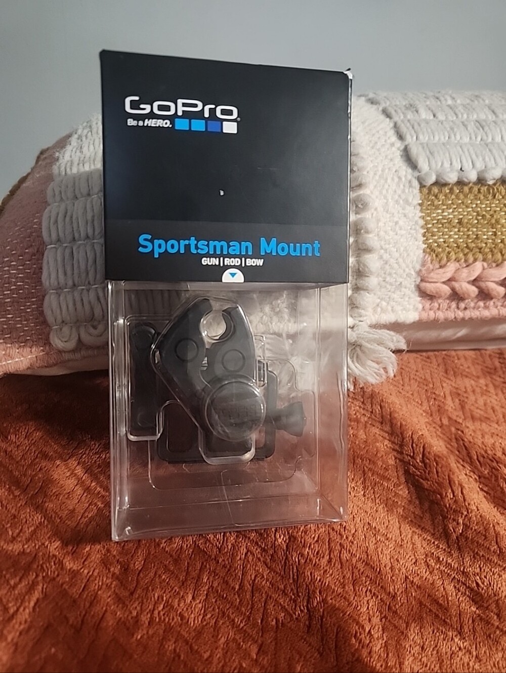 GoPro Sportsman Camera Mount - Black (ASGUM-001) Brand New In Box.
